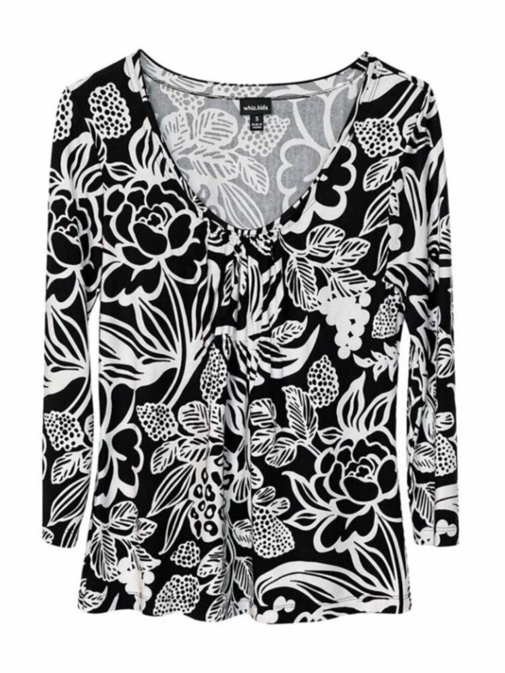 Rafaella Black & White Non-Wrinkle Top